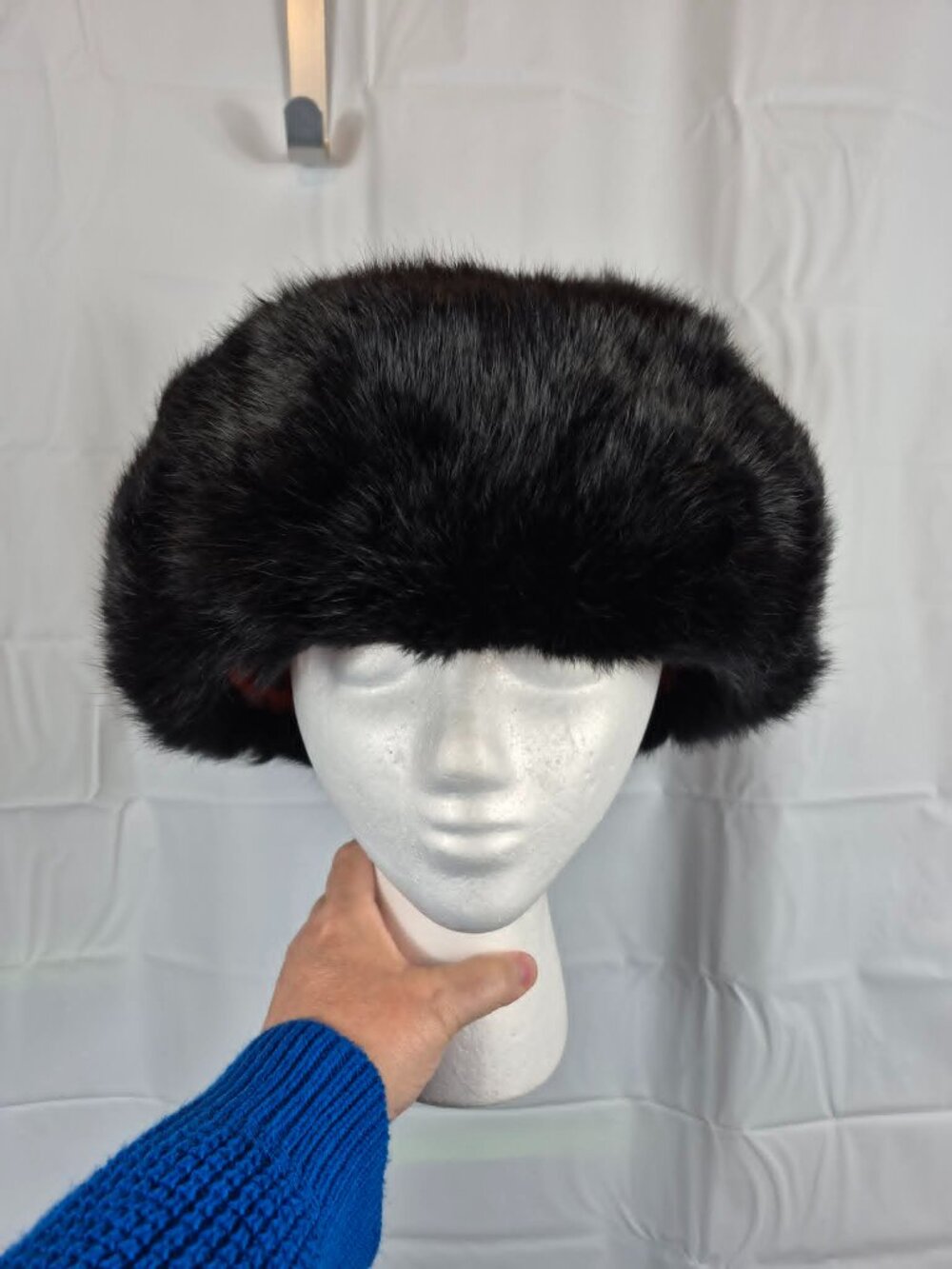 Mad Hatter XXL Rabbit Fur Flap Hat